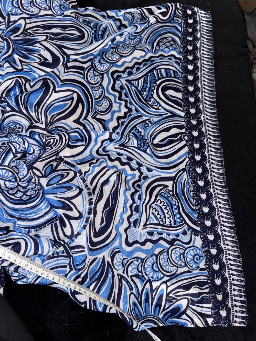Lilly Pulitzer Blue & White Resort Scarf